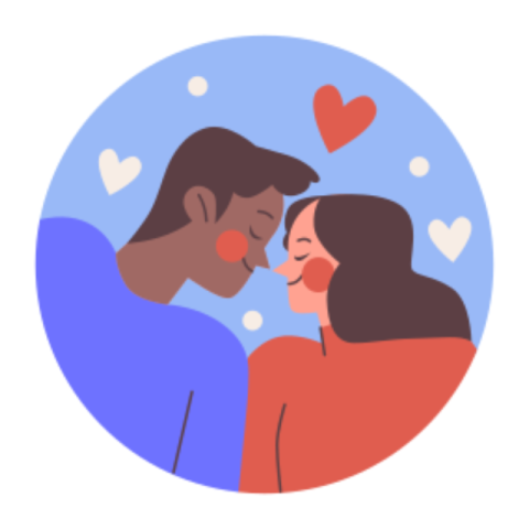 Kiss sticker