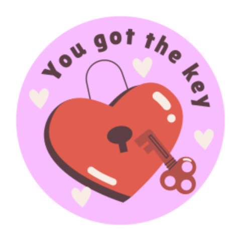 Key sticker