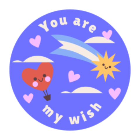 Wish sticker
