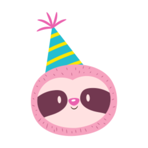 Birthday sticker 7