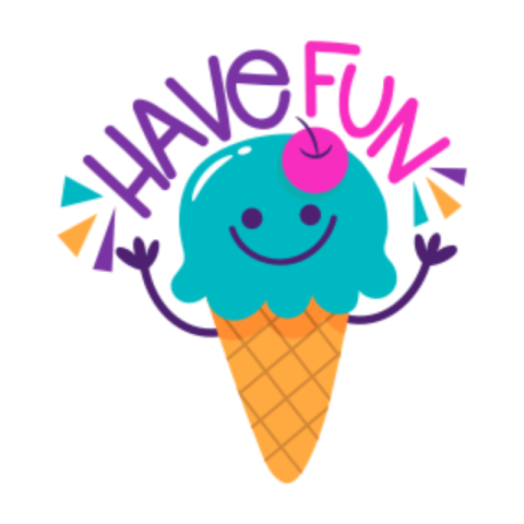 Ice cream sticker