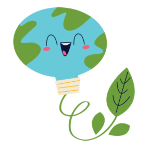 Green energy sticker