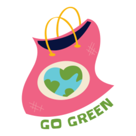 Go green sticker