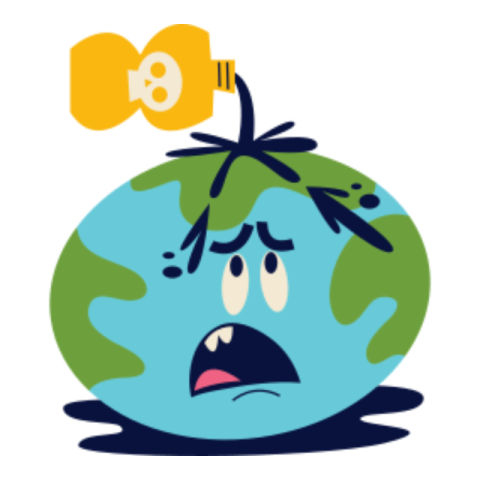 Pollution sticker