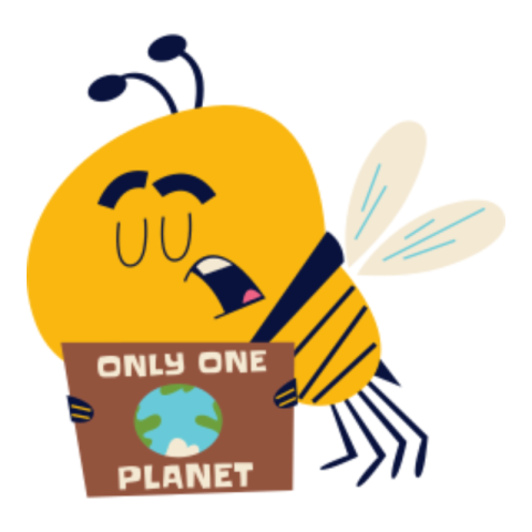 Bee sticker