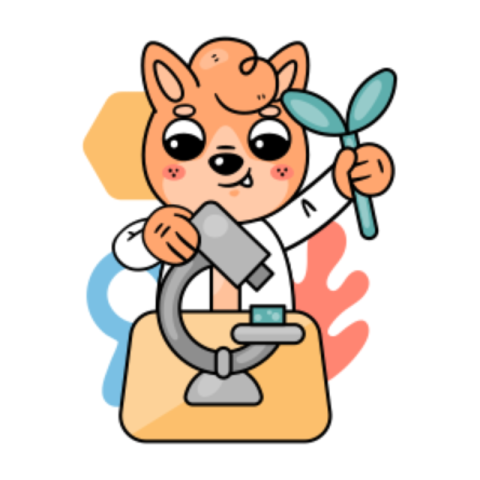 Microscope sticker