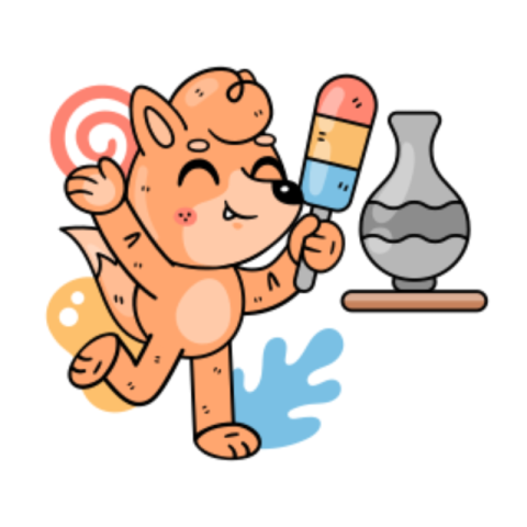 Dust sticker