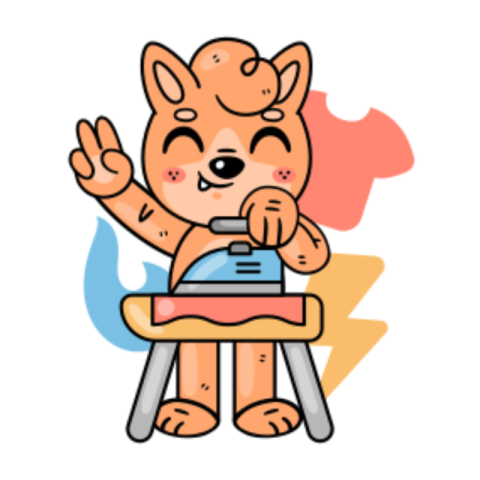 Iron sticker