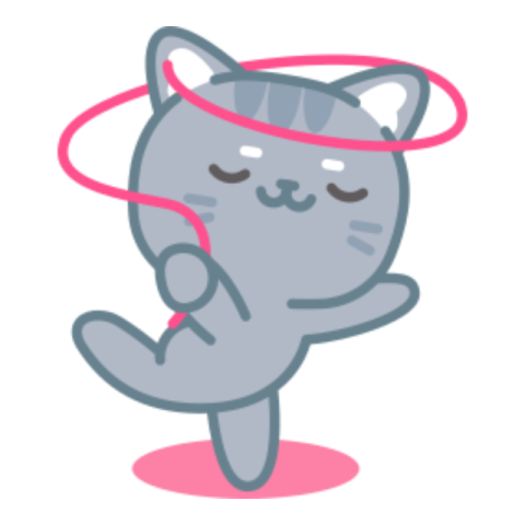 Rhythmic gymnastics sticker
