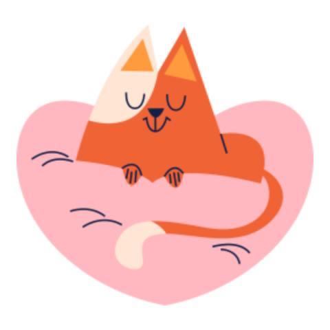 Cat sticker