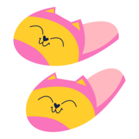 Slippers sticker