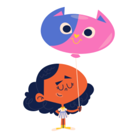 Balloon sticker