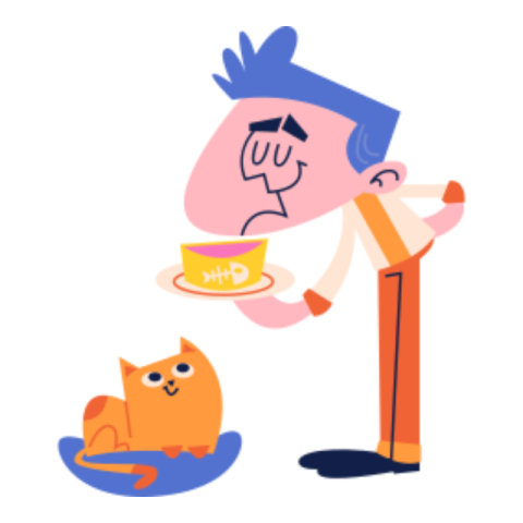 Cat food sticker 2
