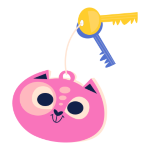 Keys sticker