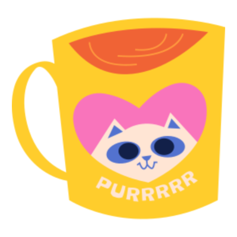 Mug sticker