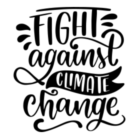 Climate change sticker