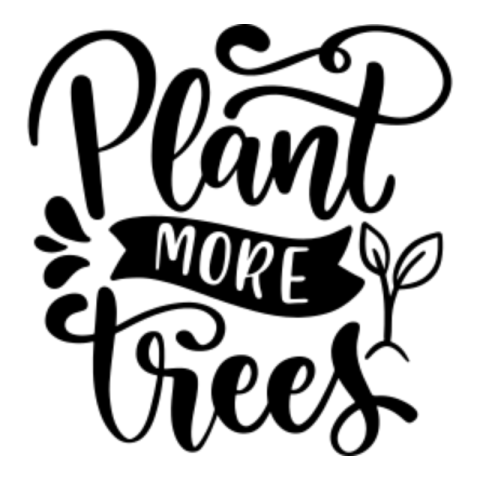 Plant tree sticker