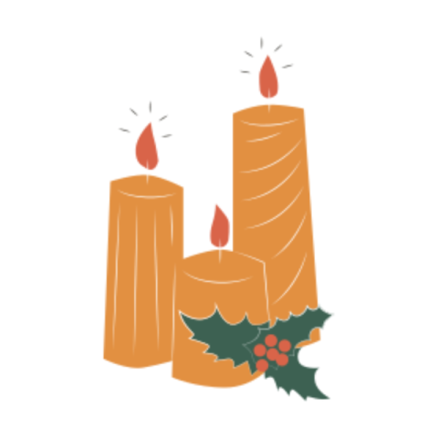 Candles sticker