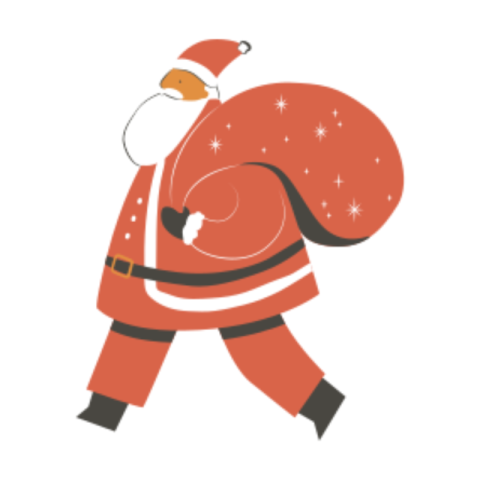 Santa claus sticker 2