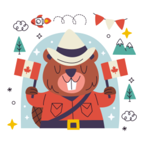Beaver sticker