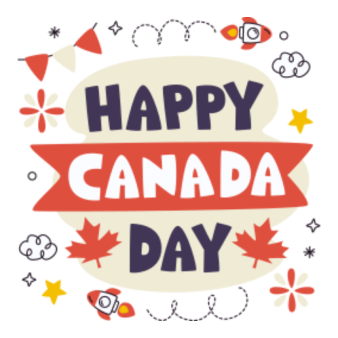 Canada day sticker