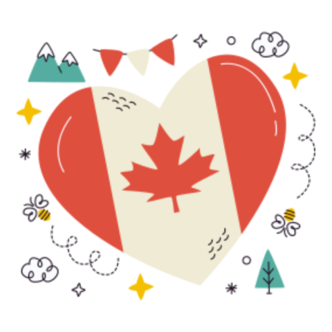 Heart sticker