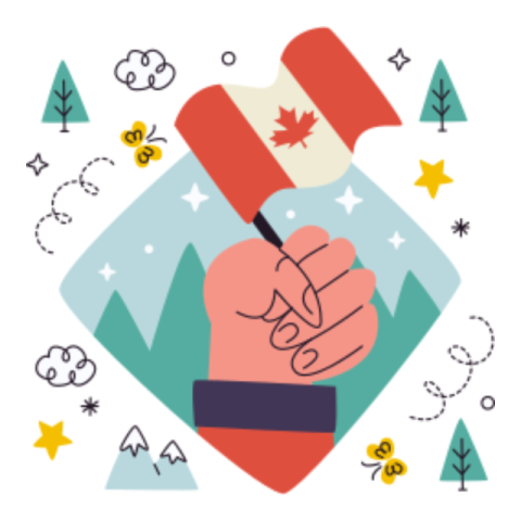 Flag sticker