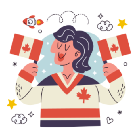 Canada day sticker 13