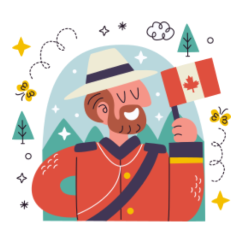 Canada day sticker 11