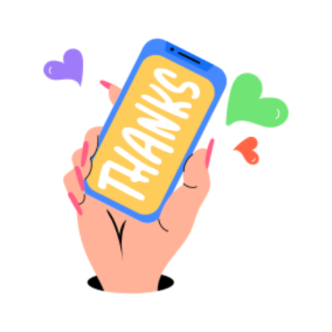 Handheld sticker