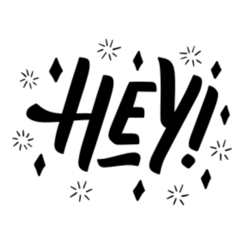 Hey sticker