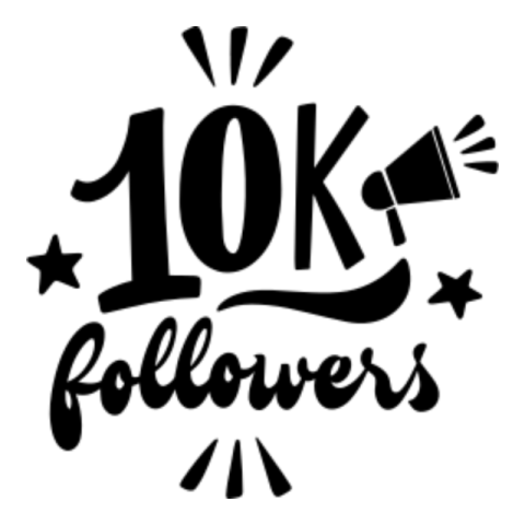 10k followers sticker