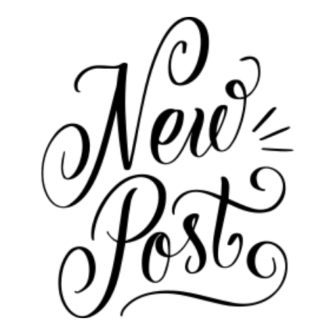 New post sticker