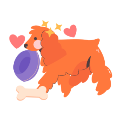 Dog sticker