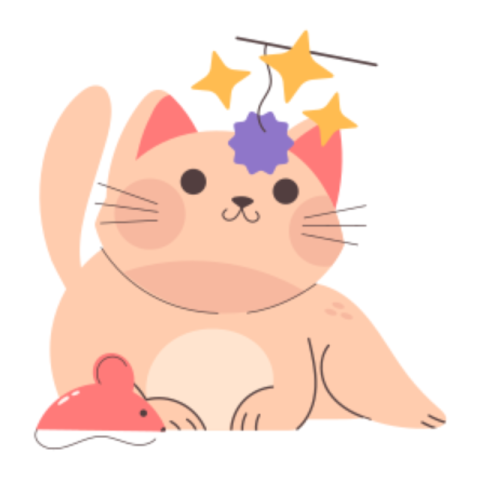 Cat sticker
