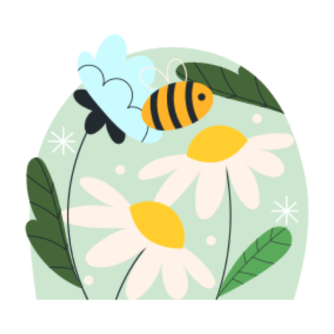 Bee sticker 2