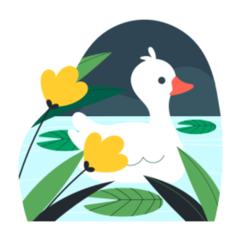 Duck sticker