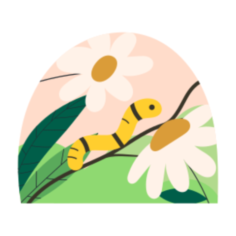 Flowers sticker