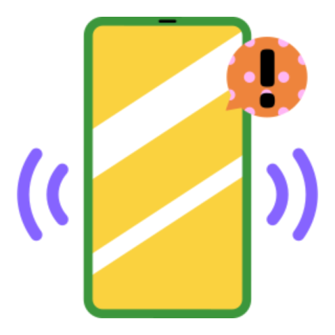 Alert sticker