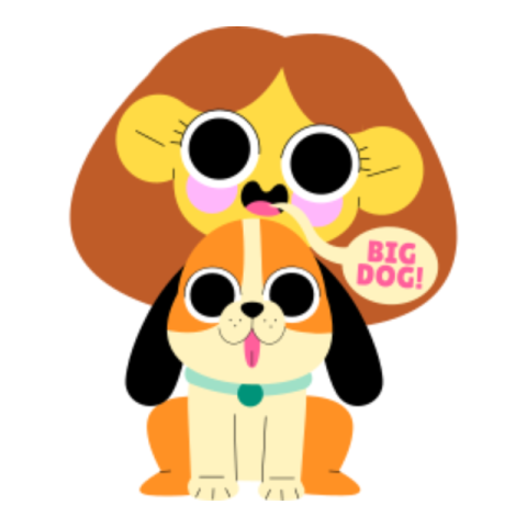Dog sticker 19