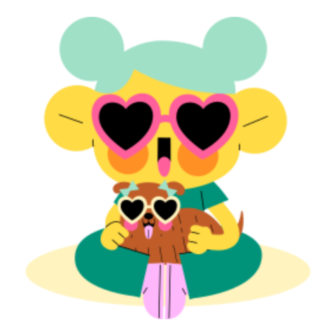 Dog sticker 17