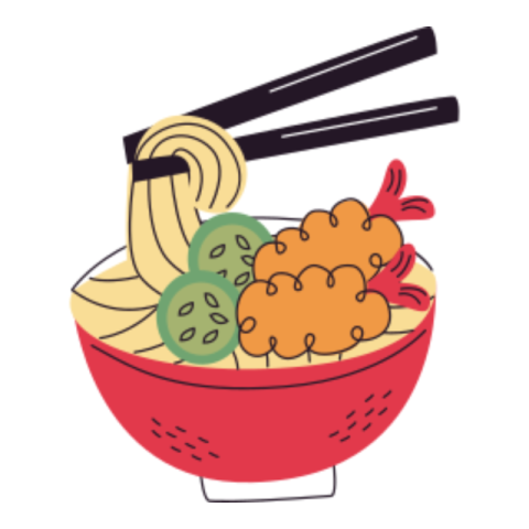 Noodles sticker