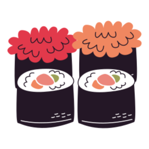 Sushi sticker