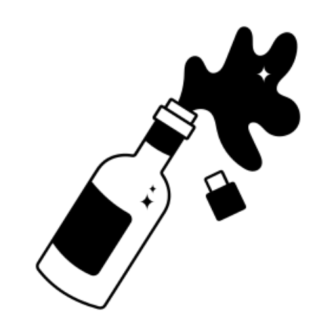 Champagne sticker
