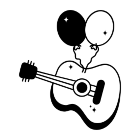 Guitar sticker