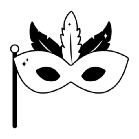 Eye mask sticker