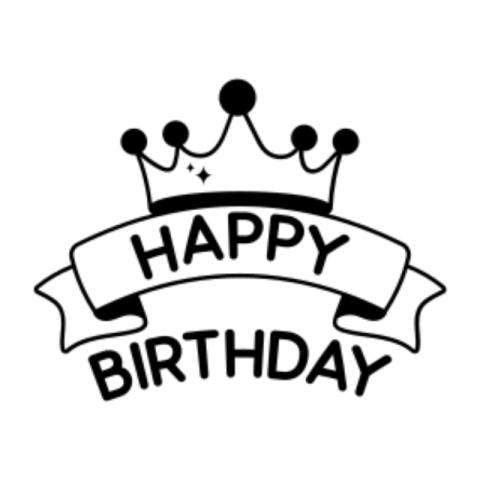 Happy birthday sticker 5