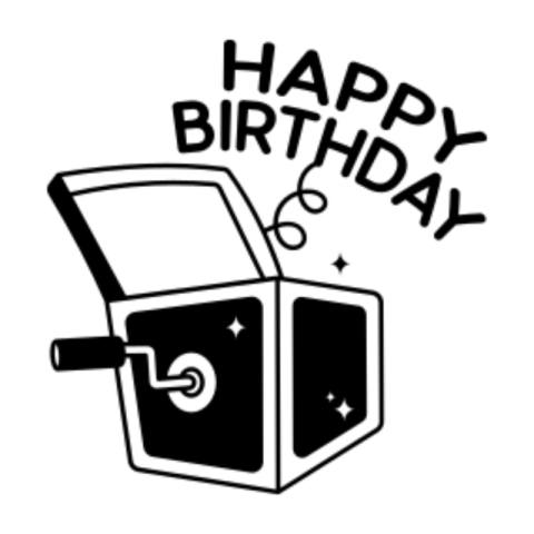 Gift box sticker