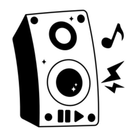 Speaker sticker