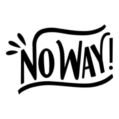 No way sticker